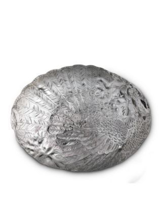 Designs Aluminum Harvest Turkey Oval Platter