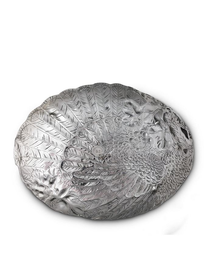 Arthur Court Designs Aluminum Harvest Turkey Oval Platter Macy #39 s
