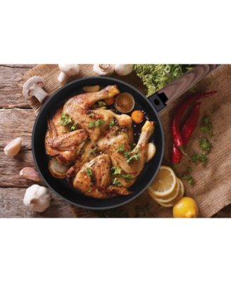 MasterPan Mp-141 Designer Series Non-Stick Fry Pan with Detachable Handle, 12.6"