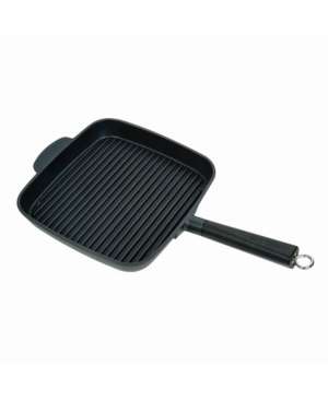 Masterpan Non-stick Deep Grill Pan With Detachable Handle, 11" In Black