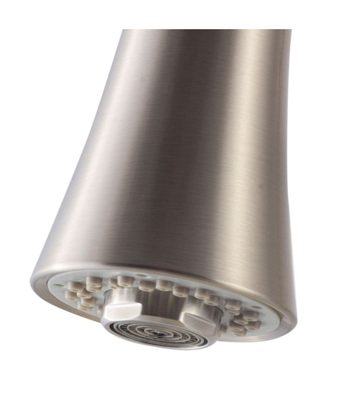 ALFI brand Solid Stainless Steel Commercial Spring Kitchen Faucet with