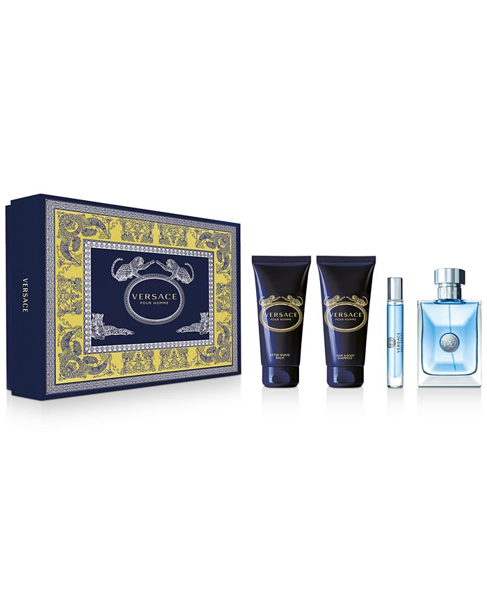 Versace pour homme 4 piece set sale