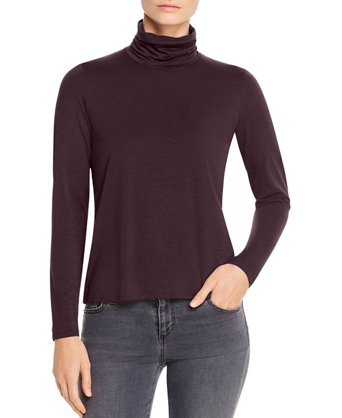 Eileen fisher scrunch neck top hot sale