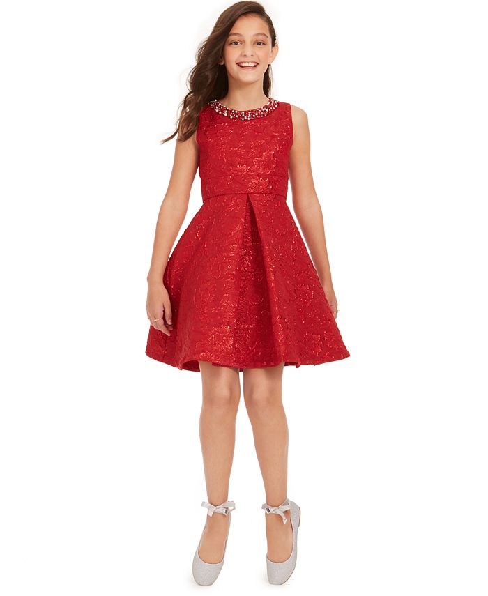 Rare editions brocade best sale dress