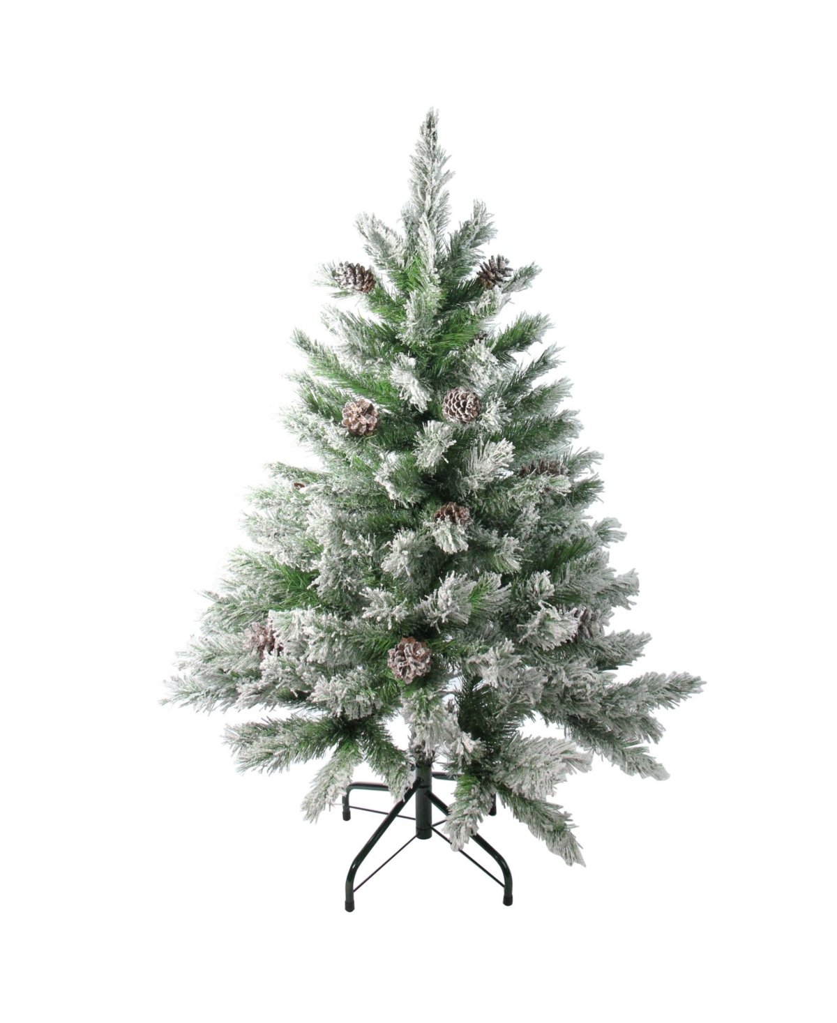 4' Flocked Angel Pine Artificial Christmas Tree - Unlit - Green