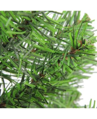 28" Balsam Pine Artificial Christmas Tree in Burlap Base - Unlit