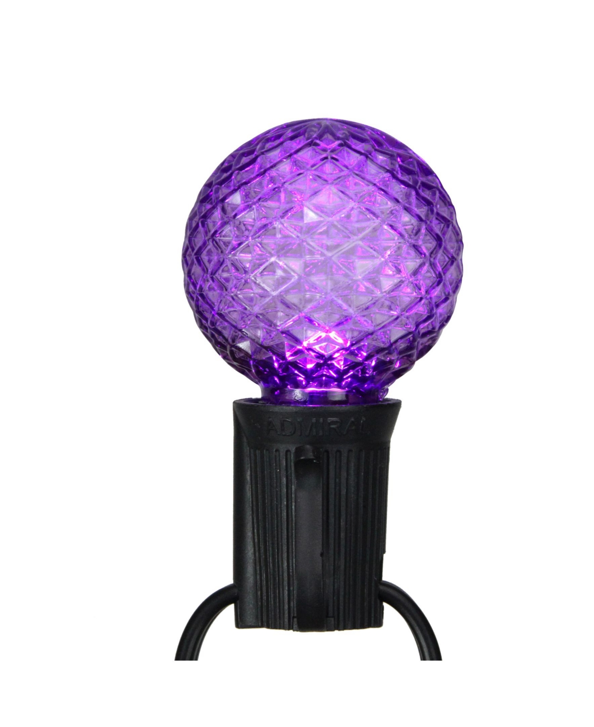 Northlight Pack of 25 Faceted Led G40Color Christmas Replacement Bulbs - Multi