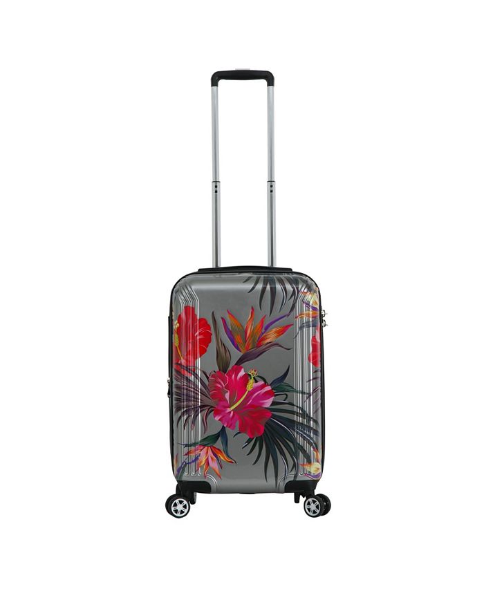 Triforce Luggage Triforce Havana 22" Carry On Tropical Floral Luggage