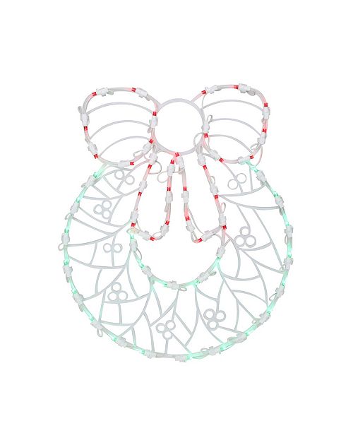 Northlight 16 Led Lighted Wreath Christmas Window Silhouette