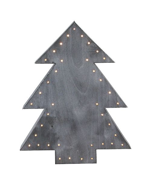 Northlight 19 75 Large Pre Lit Grey Christmas Tree Table Top
