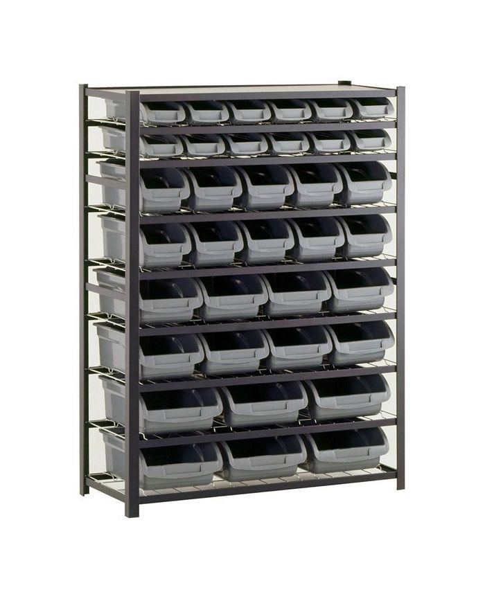 Edsal Steel Commercial Bin Shelving Unit Macy's