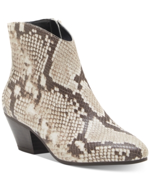 Size 10M Inc Women's Idra Block-Heel Booties, Created for Macy's Women's Shoes