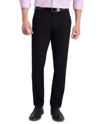 Kenneth Cole Reaction - Men's Slim-Fit Four-Way Stretch Solid Twill Chino Pants