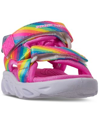 Skechers Toddler Girls S Lights Hypno-Splash Rainbow Lights Sport ...