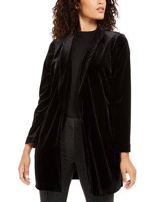 Alfani Shawl-Collar Velvet Blazer, Created for Macy's & Reviews ...