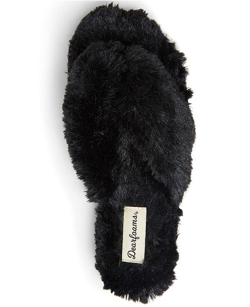 fuzzy thong slippers