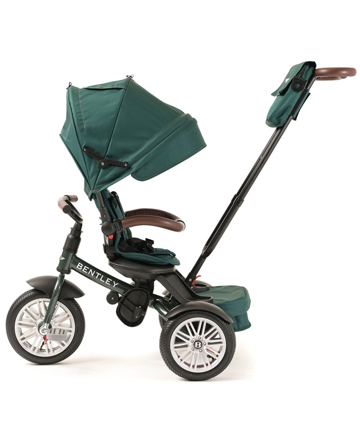 Posh Baby And Out Peak  Kids Bentley Trike 6 In 1 Convertible Stroller Trike In Green