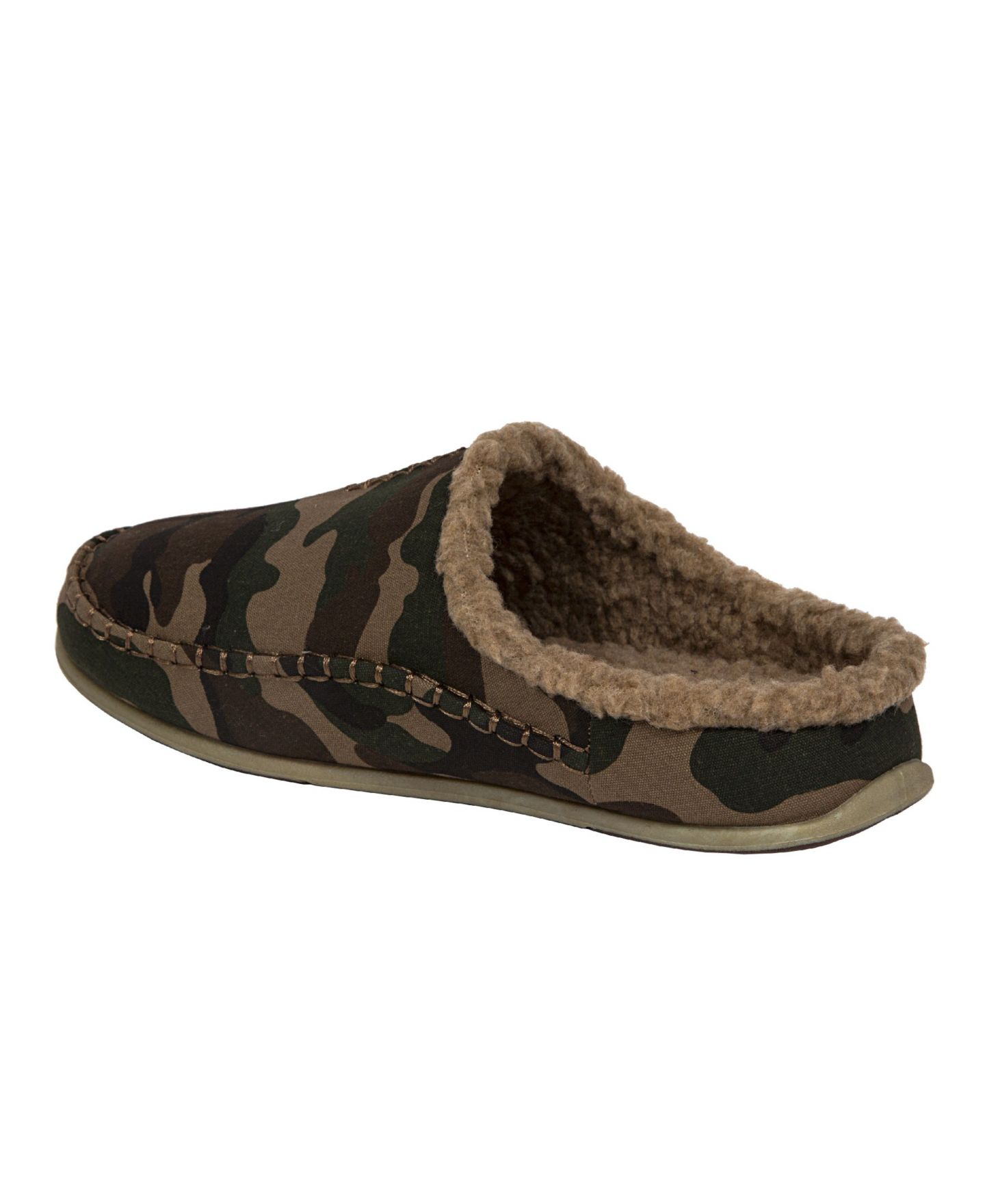 Мужские сабо DEER STAGS Slipperooz Nordic S.U.P.R.O. Sock Cushioned Indoor Outdoor Clog Slipper, цвет: Тёмный серый — фото 3