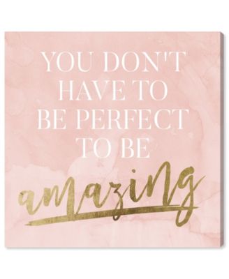 to be Amazing Canvas Art - 12" x 12" x 1.5"