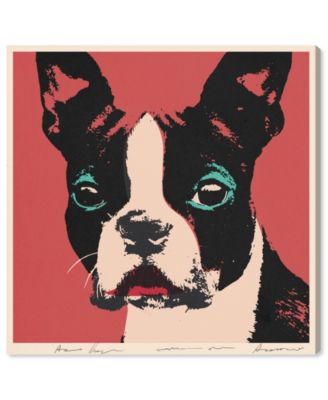 Carson Kressley - Doggy Warhol Canvas Art - 16" x 16" x 1.5"
