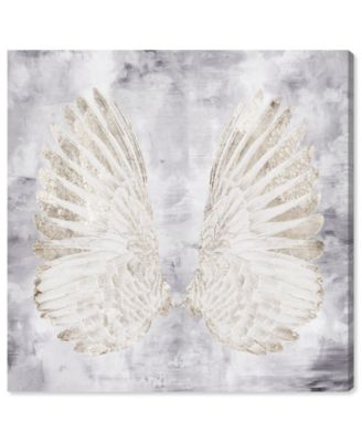 My Amethyst Angel Wings Canvas Art - 20