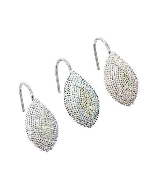 Croscill Mosaic Leaves Spa Shower Curtain Hooks Reviews Home