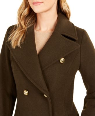 michael kors hooded peacoat