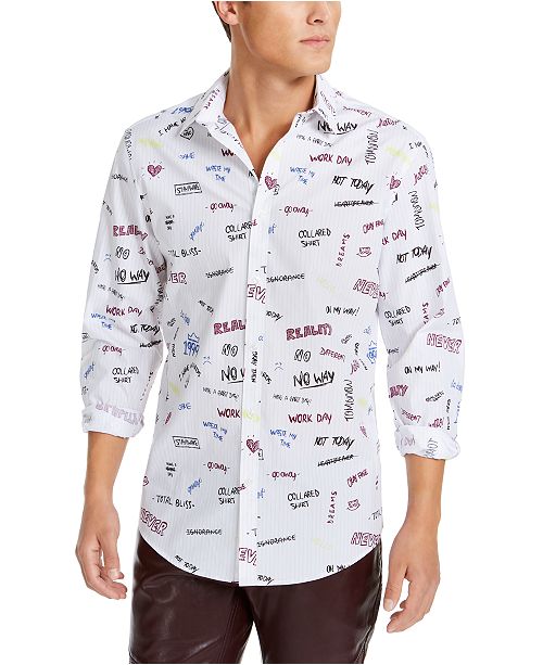 Inc International Concepts Inc Men S Expressions Print Shirt