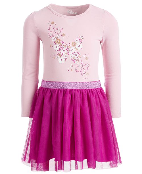 Epic Threads Little Girls Butterfly Tutu Dress Created For Macy S