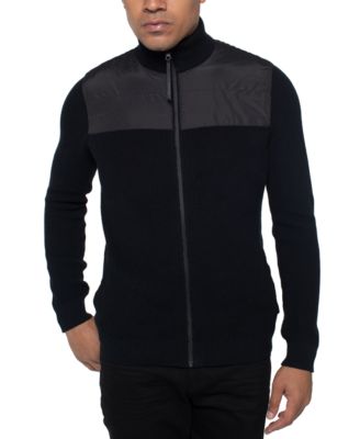 Kenneth Cole - Men's Zip Mock Neck Sweater