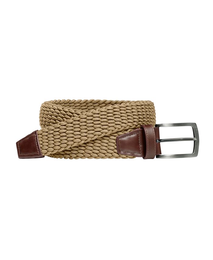 Johnston & Murphy Men's Stretch Knit Belt & Reviews - All Accessories ...