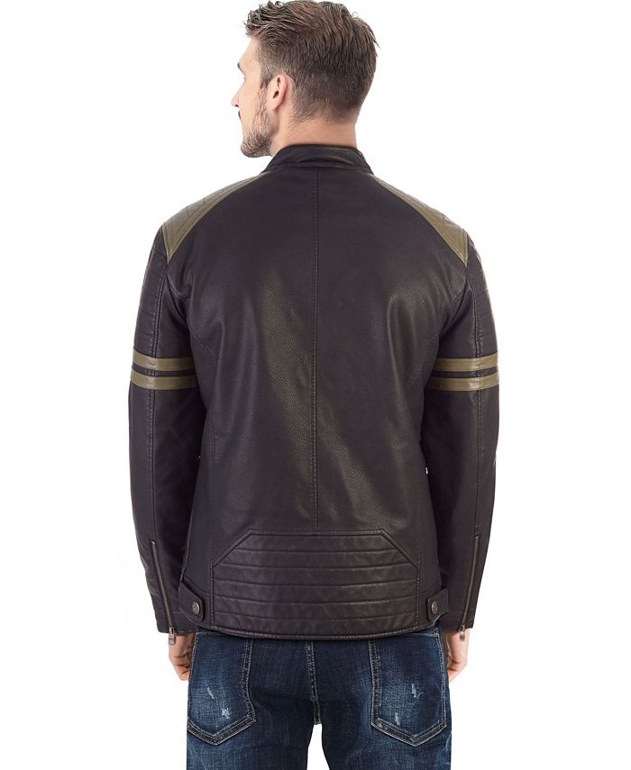 XRay Moto Jacket with Olive Stripes Macy's