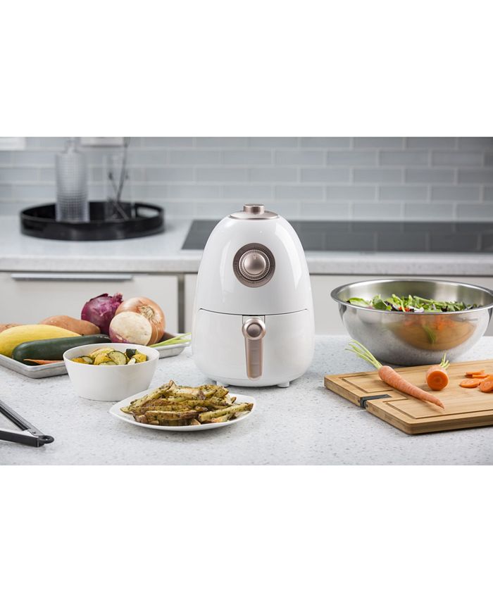Modernhome 2.1Qt Compact Air Fryer with Color Recipe Book Macy