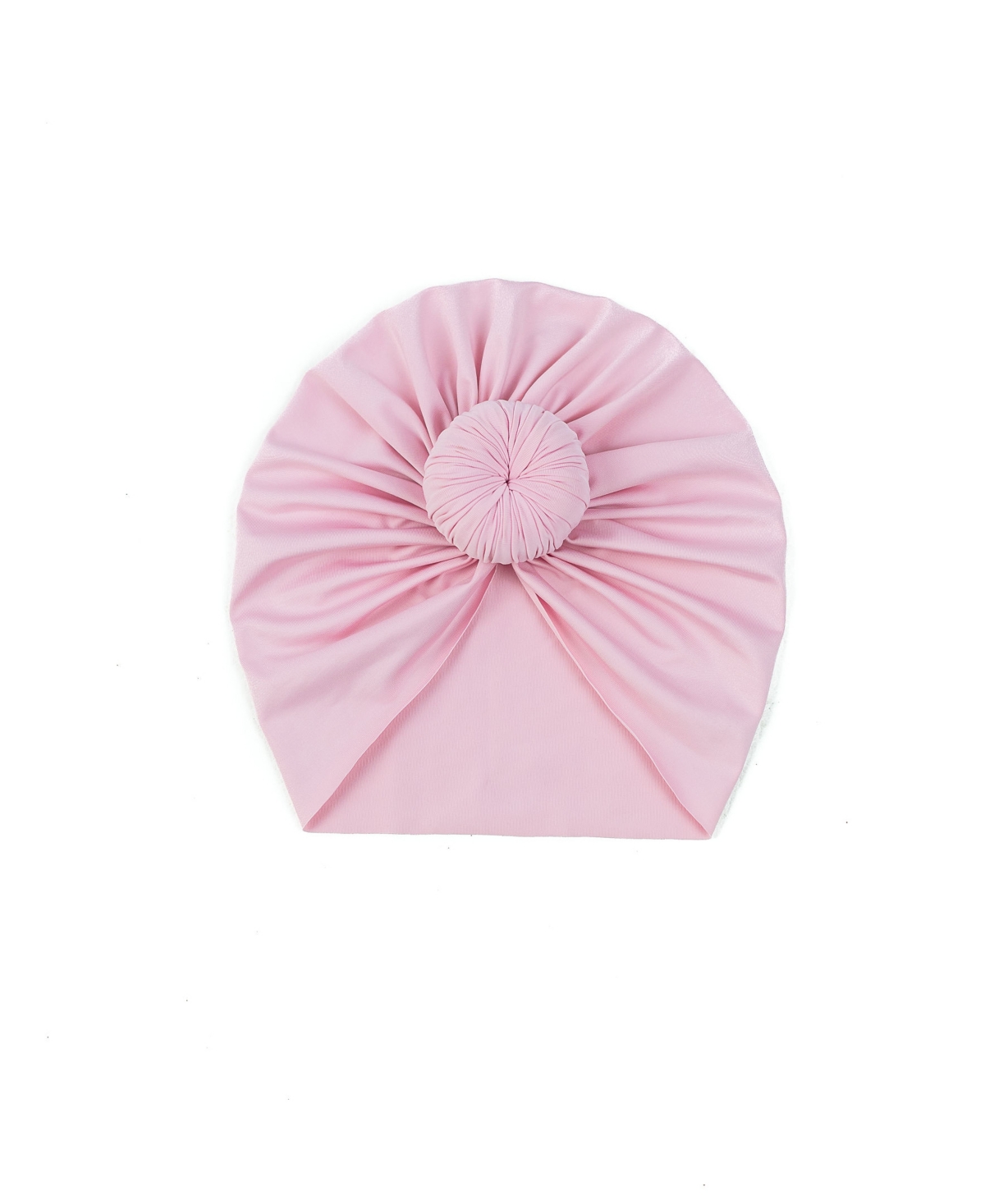 Sweet Peas Baby Girls Swim Headwrap Turban In Baby Pink