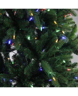 9' Pre-Lit LED Instant Connect Noble Fir Artificial Christmas Tree - Dual Lights