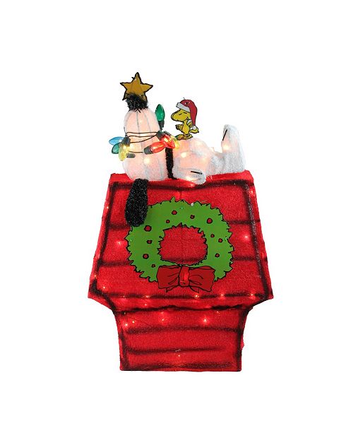 Northlight 27 Pre Lit Peanuts 3 Dimensional Snoopy With Star