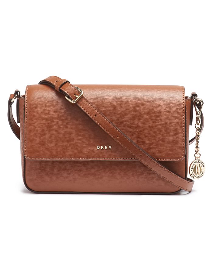 DKNY Sutton Leather Bryant Flap Crossbody, Created for Macy's - Macy's
