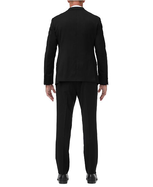 Armani Exchange Men's ModernFit Black Solid Suit Separates & Reviews
