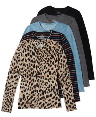 Cuddl Duds - Fleece with Stretch Long-Sleeve Top