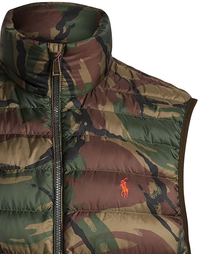 Polo Ralph Lauren Men's Big & Tall Packable Down Vest & Reviews Coats