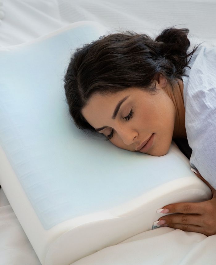 PharMeDoc Memory Foam Pillow with Cooling Gel Bed Pillow Macy's