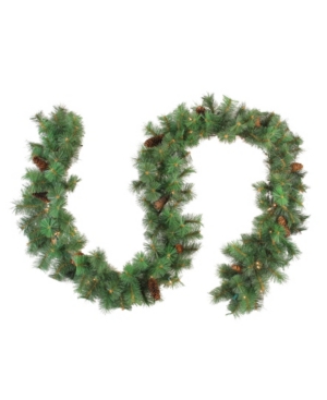 Northlight 9' Pre-lit Royal Oregon Pine Artificial Christmas Garland In Green