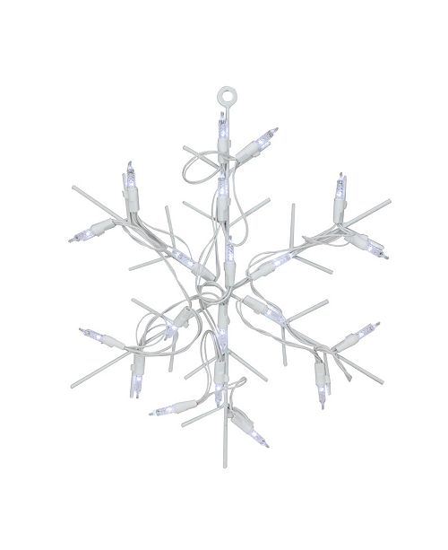 Northlight 12 Battery Operated Led Lighted Snowflake Christmas