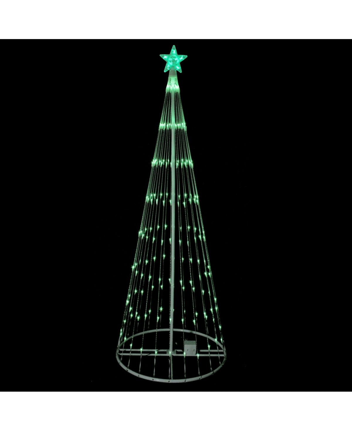 Northlight 6'Led Lighted Show Cone Christmas Tree Outdoor Decoration - Green