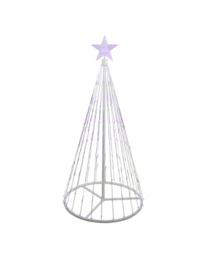 Northlight 4' Purple Led Lighted Show Cone Christmas Tree Outdoor Decoration