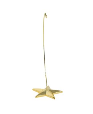 13.25" Gold Star Shaped Christmas Ornament Holder