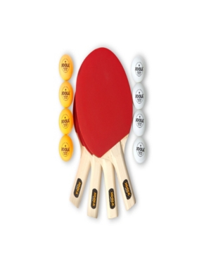 Joola Hit Table Tennis Set Includes 4 Hit Rackets, 8 Balls Carrying Case In Multi