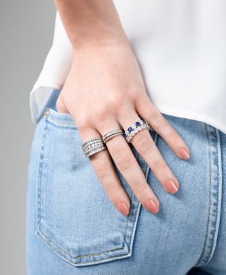 Diamond Baguette Band (1/7 ct. t.w.) in 14k White Gold, Gold, or Rose Gold