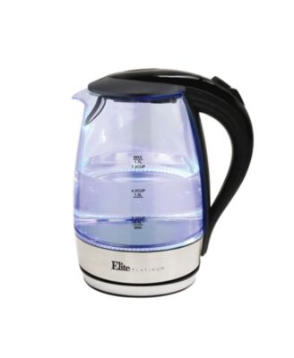 Elite Platinum - 1.7L Cordless Glass Kettle