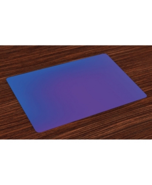 Ambesonne Indigo Place Mats Set of 4
